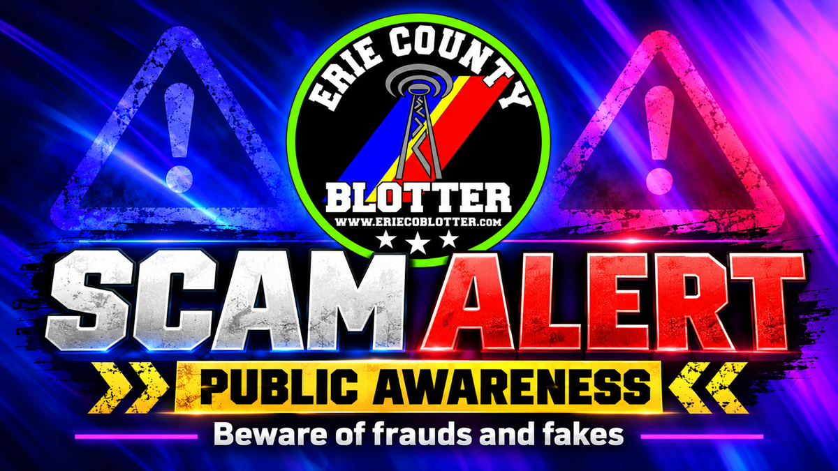 ⚠️ IMPORTANT PUBLIC NOTICE FROM ERIE COUNTY BLOTTER ⚠️