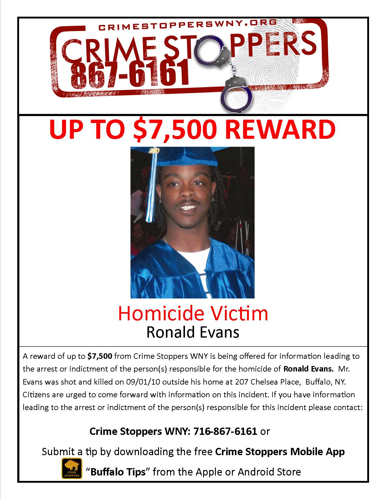 🚨 COLD CASE HOMICIDE: UP TO $7,500 REWARD FOR INFORMATION
