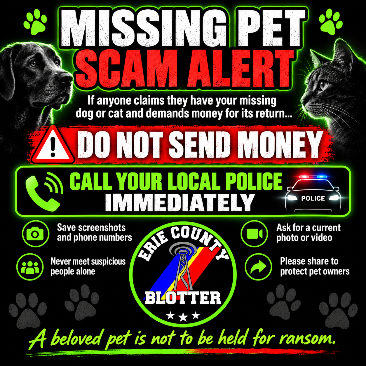 π¨πΎ PUBLIC SAFETY ALERT FOR ALL PET OWNERS & ANIMAL LOVERS πΎπ¨
